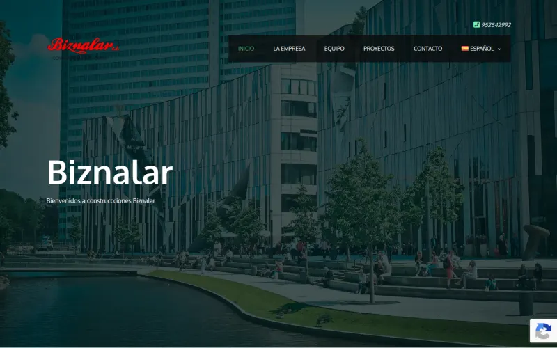 Portada de la web de Biznalar