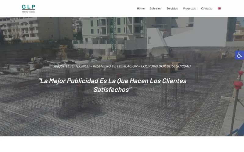 Portada de la web de Gustavo León